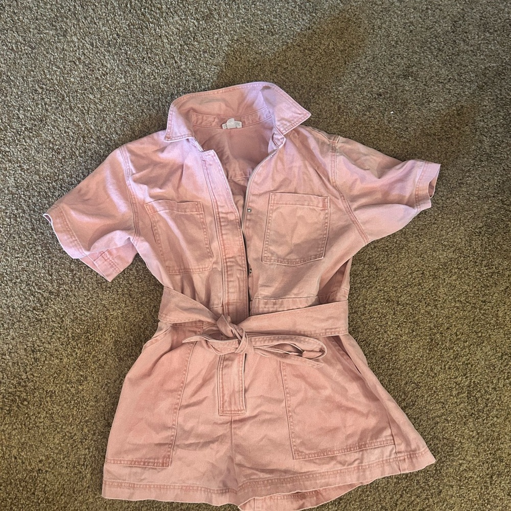 Future Collective Short Sleeve Utility Romper
